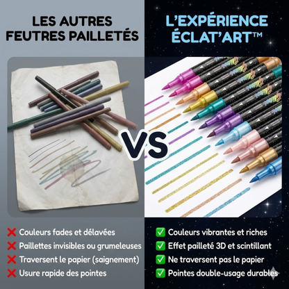 L'ÉCLAT'ART™ — Feutres Shimmer Pailletés